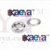 OkaeYa-500 Sets Eyelet Grommet Hole Rivets(set of 500 male and 500 female) Silver color